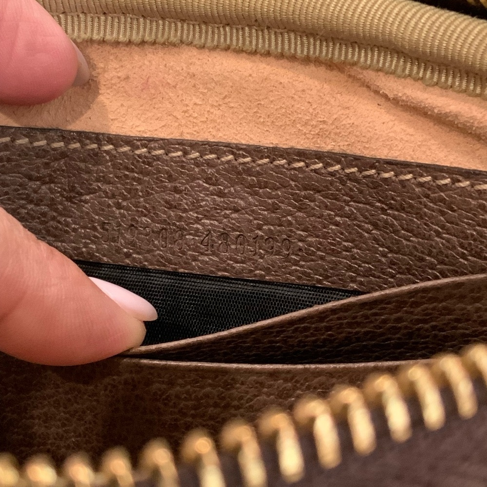 Gucci Ophidia GG Supreme Belt Bag Web Beige Brown 519308 + Dust Bag - Picture 10 of 10